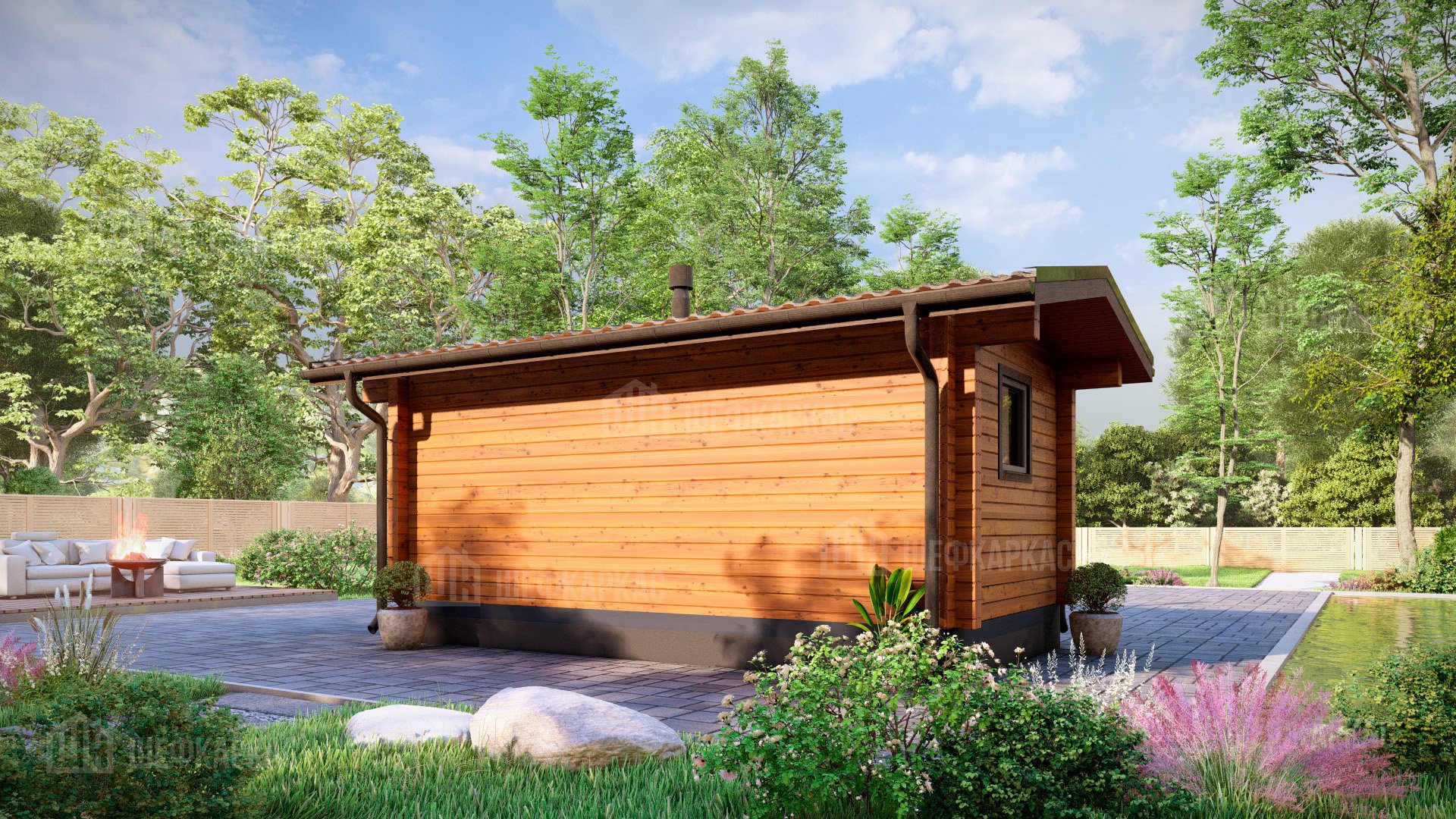 Ольховый жар - 3x4 м