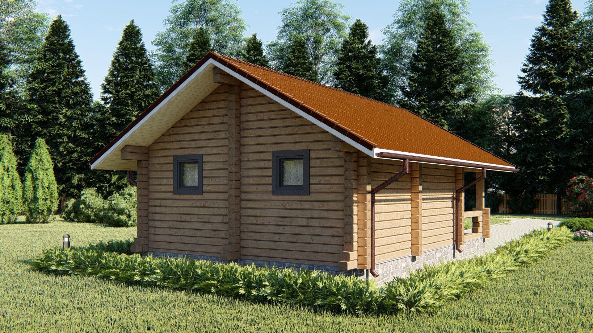 Таежный угол - 2x6 м